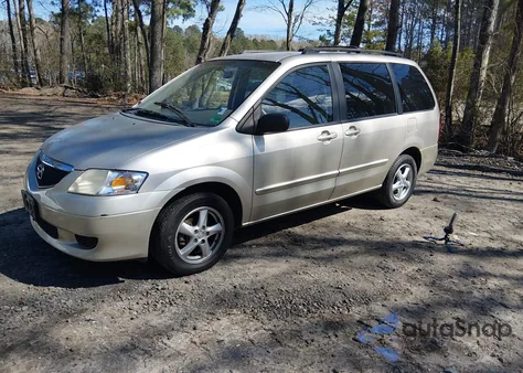 2003 Mazda Mpv Es/Lx/Lx-Sv z USA, uszkodzony, nr VIN JM3LW28A730378736